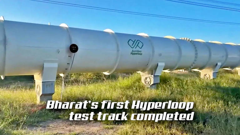 India’s first Hyperloop test track is ready! Railway Minister Ashwini ...