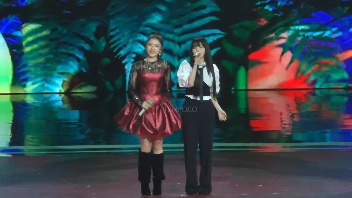 Chung Ha Duet Bareng Tiara Andini di Spotify Wrapped Live Indonesia 2024