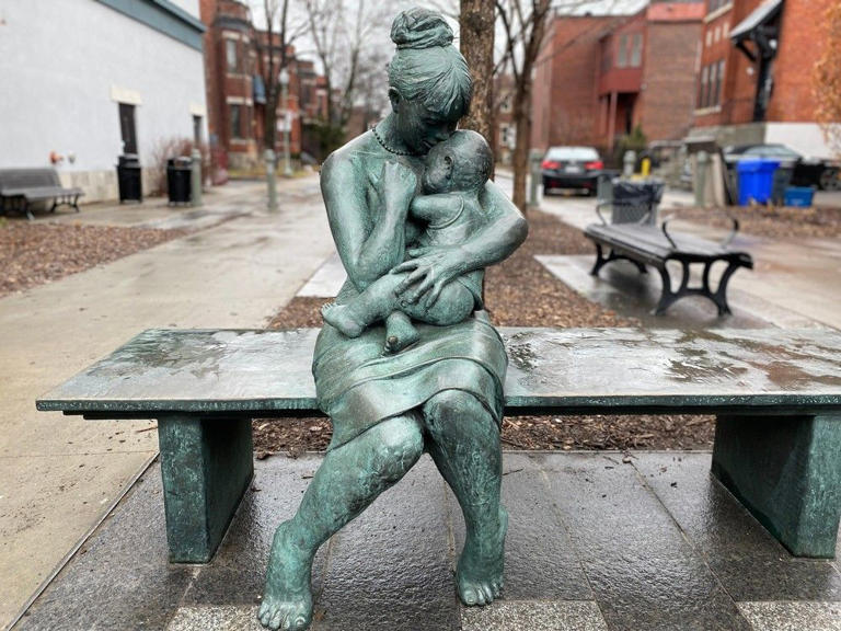 Art heist or metal theft? Iconic mother-and-child statue stolen in ...