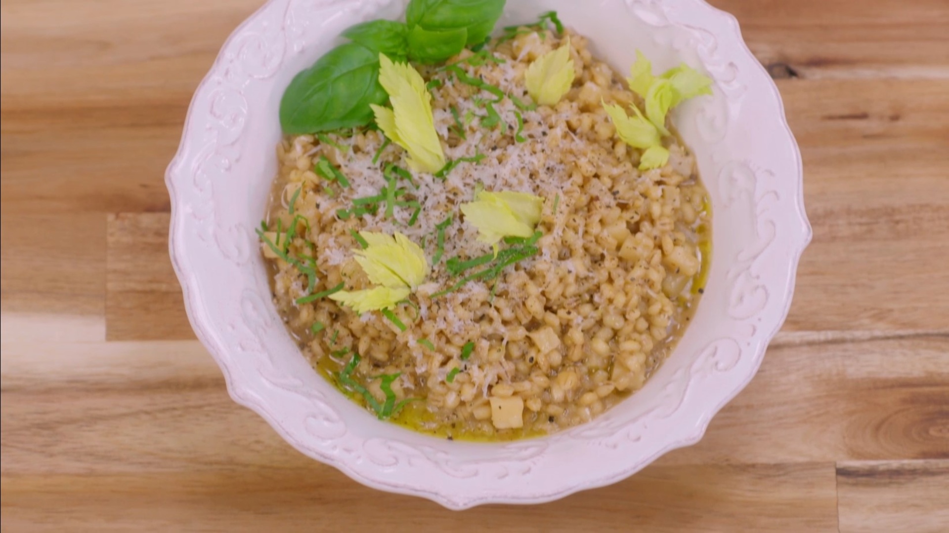 Sellerie-Graupen-Risotto-Rezept