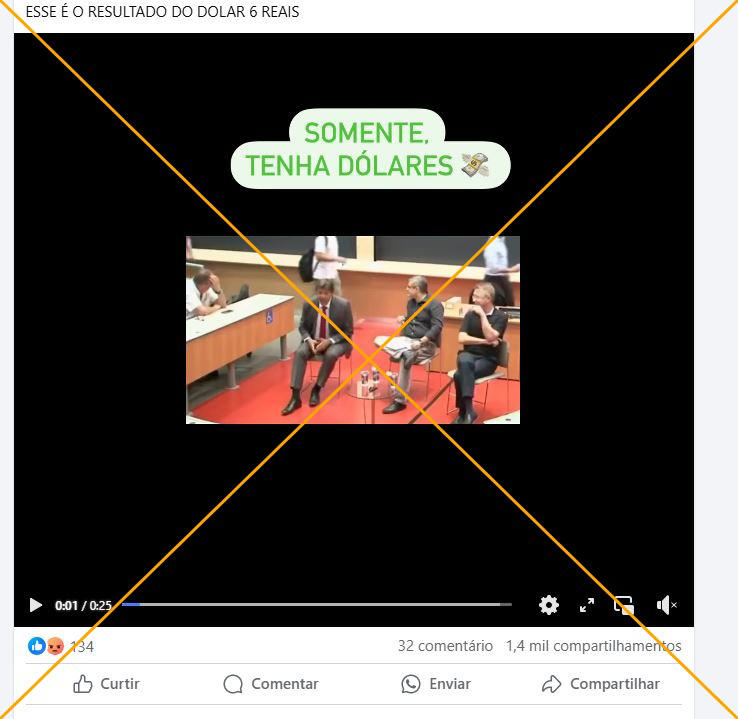 Captura de tela feita em 2 de novembro de 2024 de uma publicação no Facebook