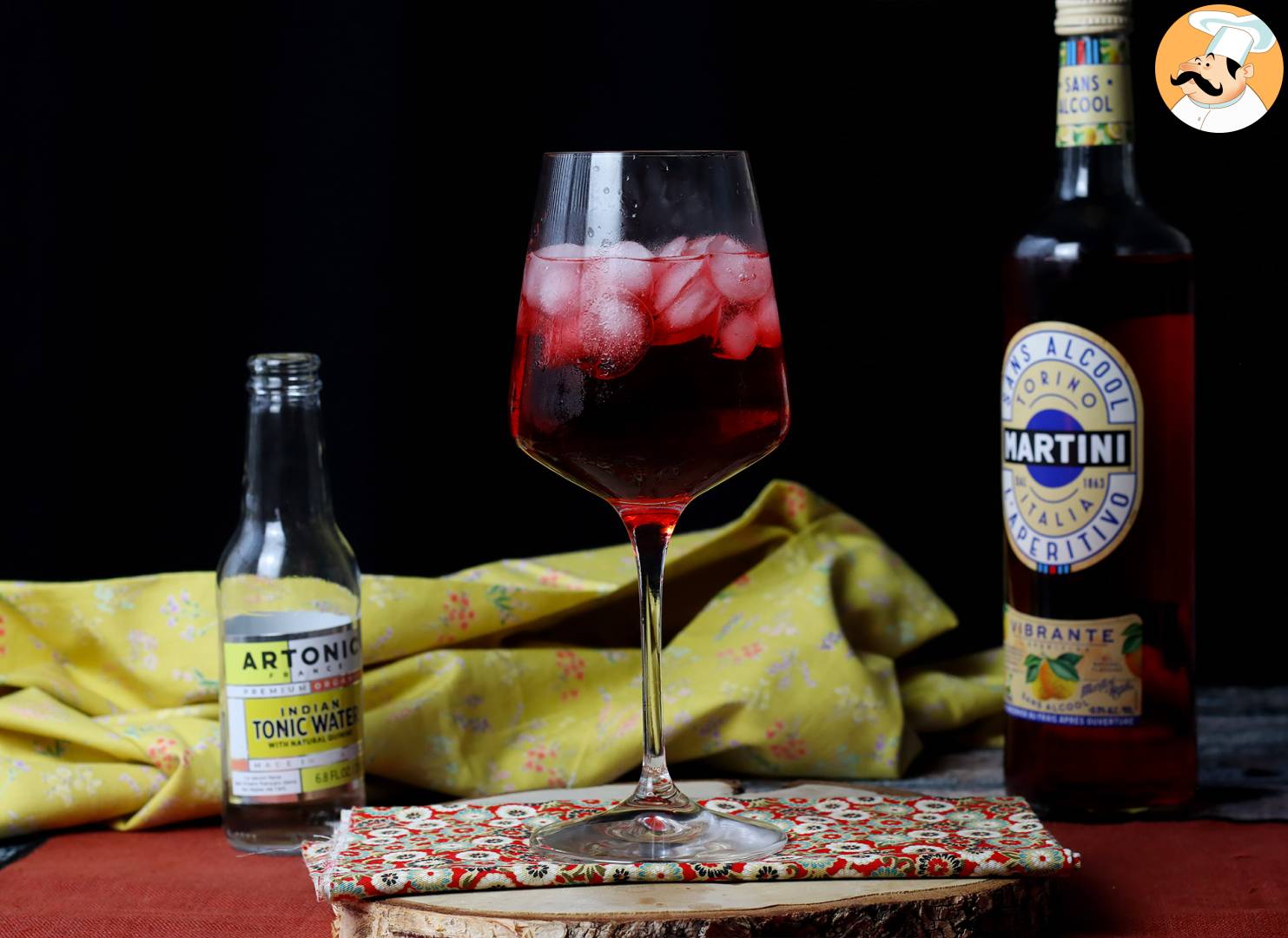 Alkoholfreier martini tonic, der fruchtig-frische cocktail!