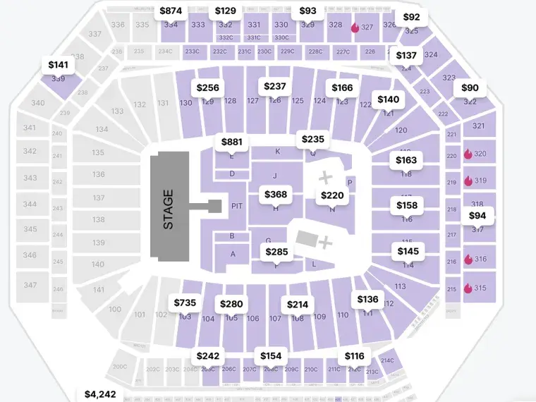 AC/DC Ford Field tickets 2025 with cheapest prices, seat map and more ...