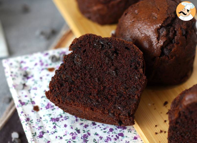 Die besten schokoladenmuffins: riesig und saftig