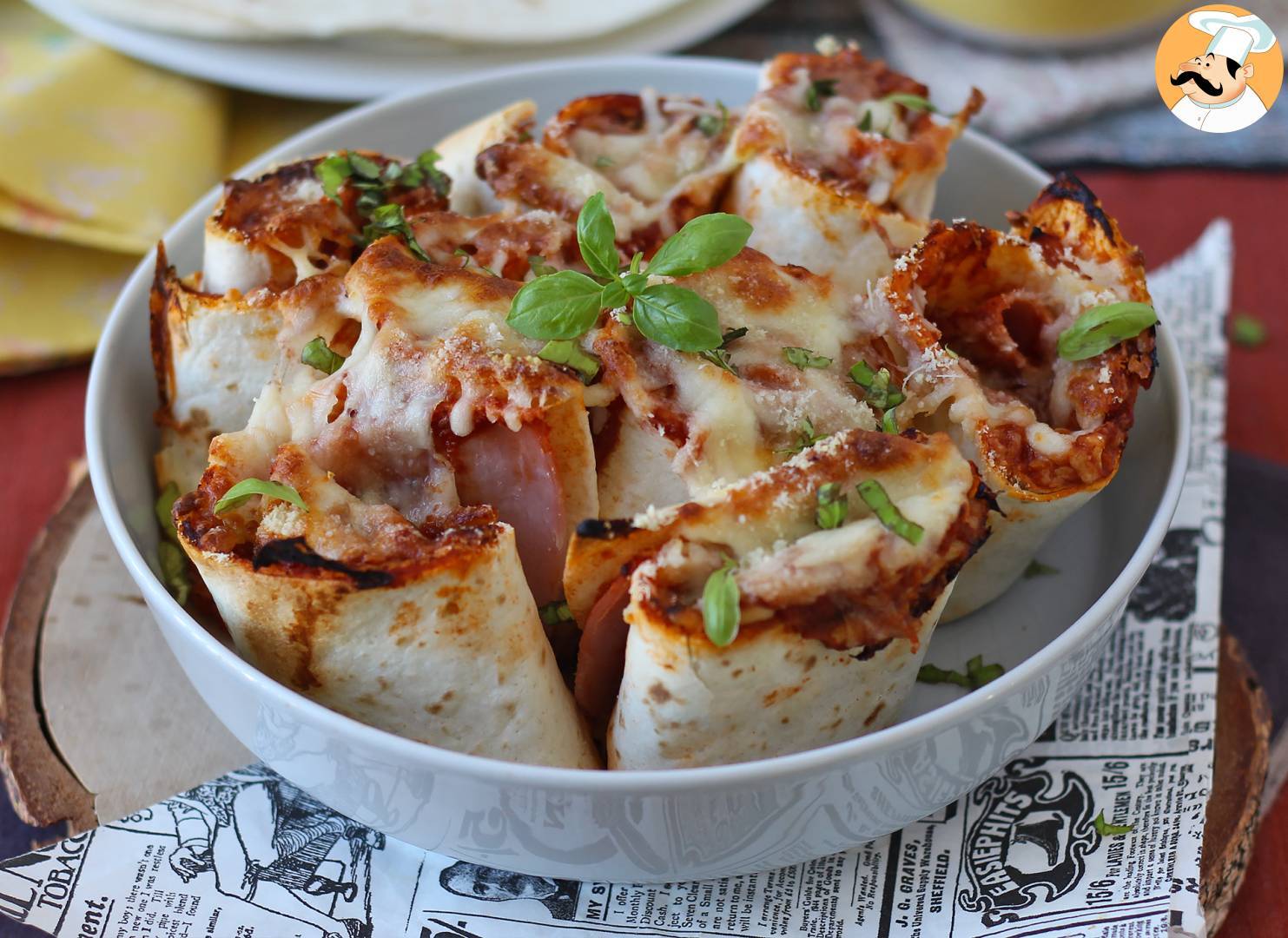 Was kann man mit tortillas machen? ein gericht mit pizzageschmack zum ...