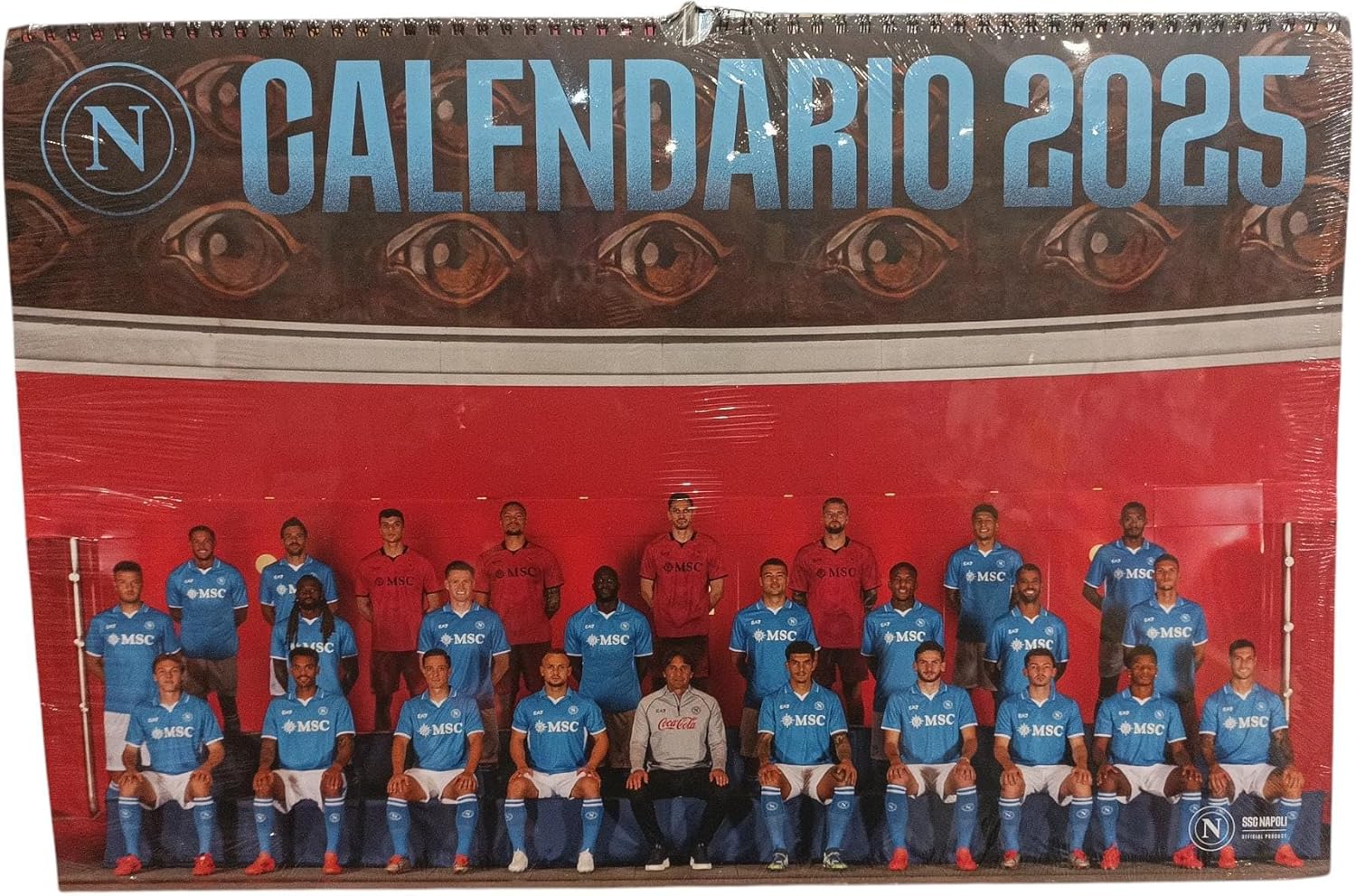 SSC Napoli, nuovo Calendario 2025 da parete prezzo e link per