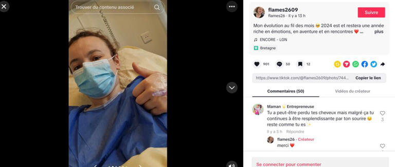 Flavie de "L'amour est dans le pré" dévoile une photo touchante de sa  dernière chimiothérapie
