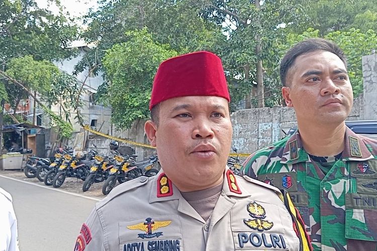 Kapolsek Tanah Abang AKBP Aditya Simanggara Pratama saat ditemui di sekitar TKP di Kebon Kacang, Tanah Abang, Jakarta Pusat, Rabu (18/12/2024).