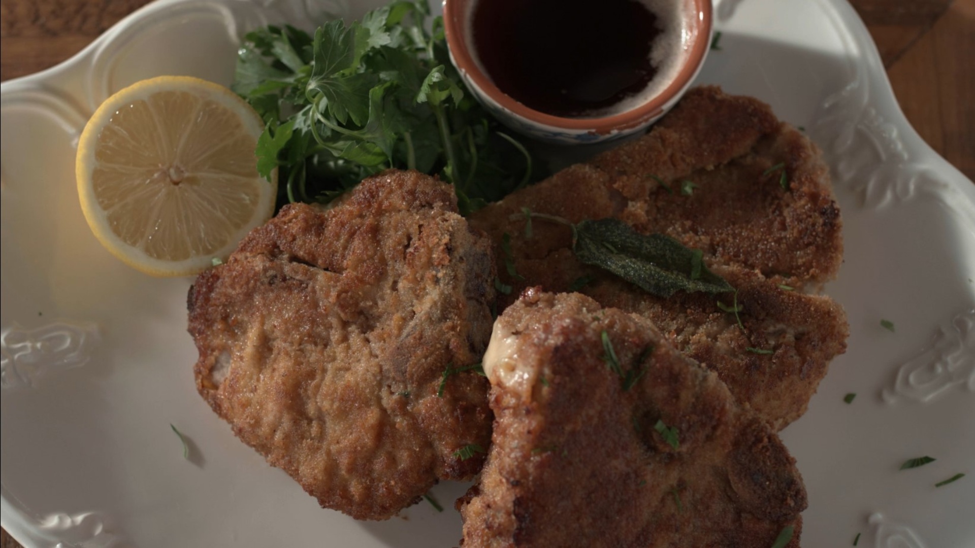 Gefüllte Kalbskoteletts Ein Gourmet-Familienfavorit