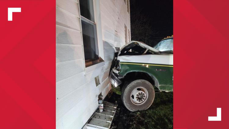 Lebanon County home sustains damage in crash involving multiple vehicles