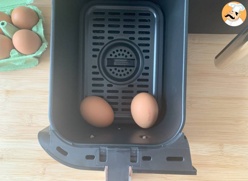 Gekochte eier im air fryer