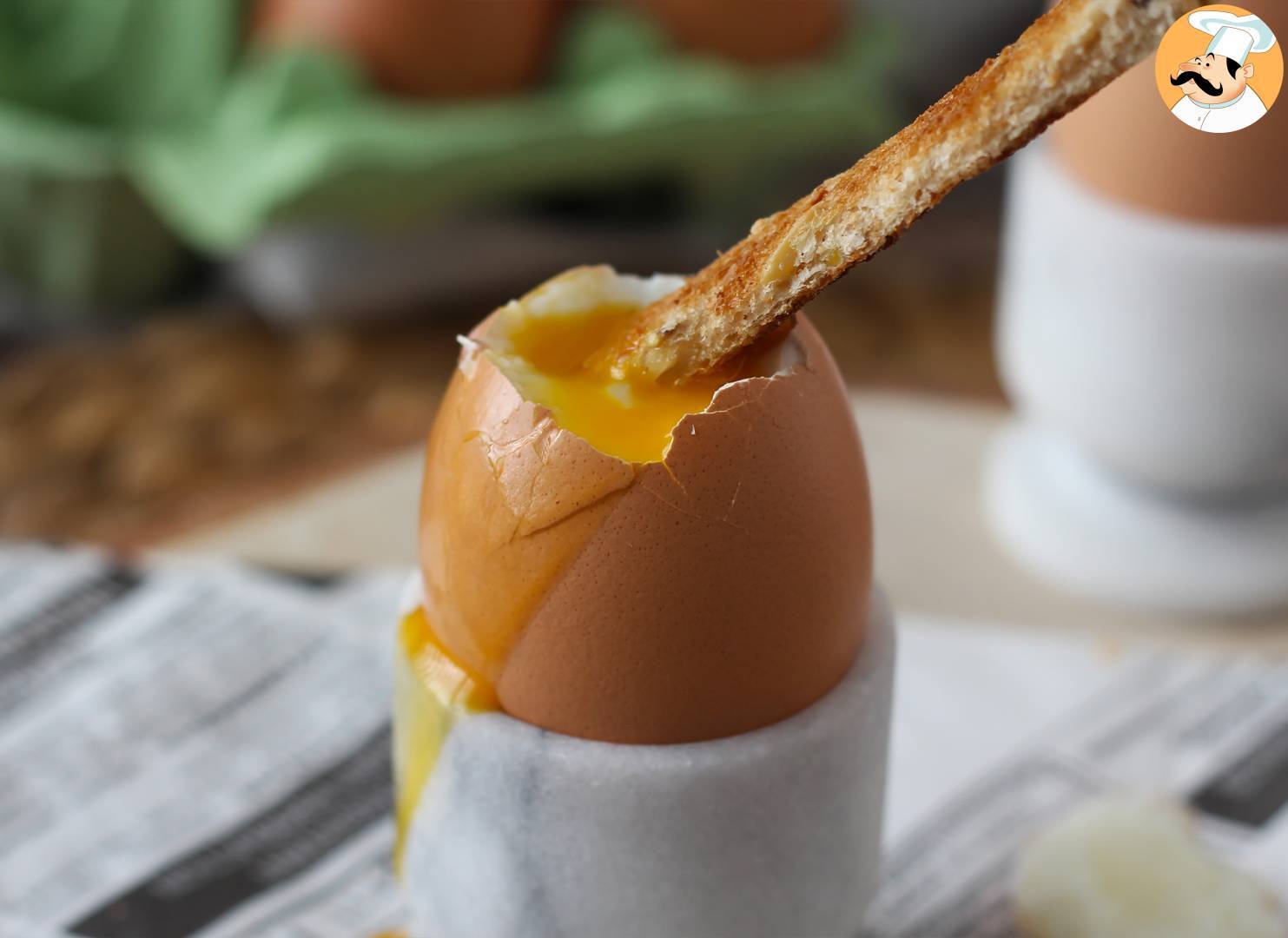 Gekochte eier im air fryer