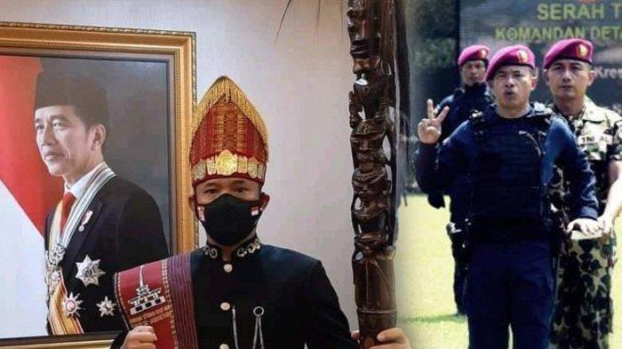 Kolase foto Brigjen Samson Sitohang, mantan Ajudan Jokowi yang Pecah Bintang. (Tribun Medan)