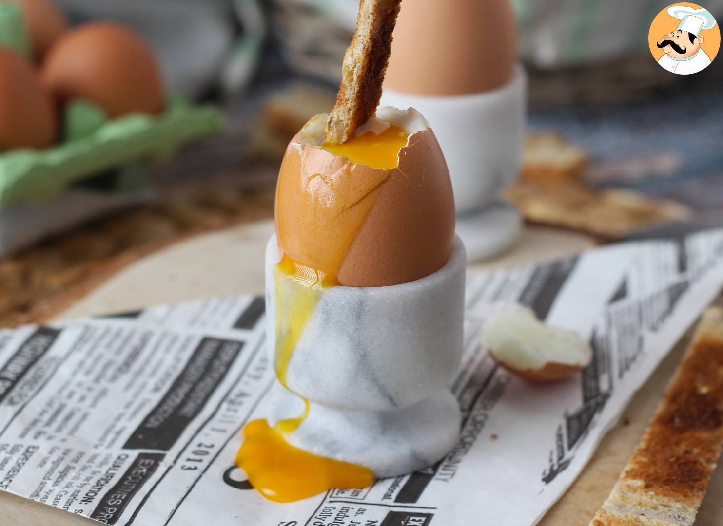 Gekochte eier im air fryer