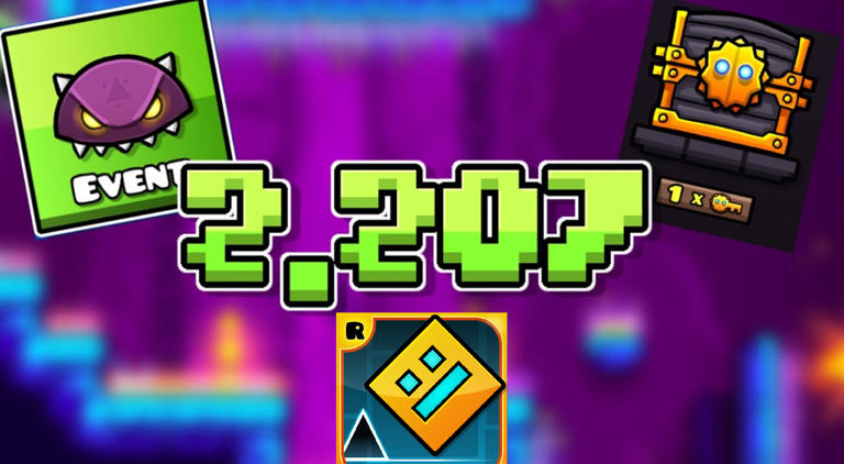 Geometry Dash 2 207 para descargar con la full versión APK en Android 2024