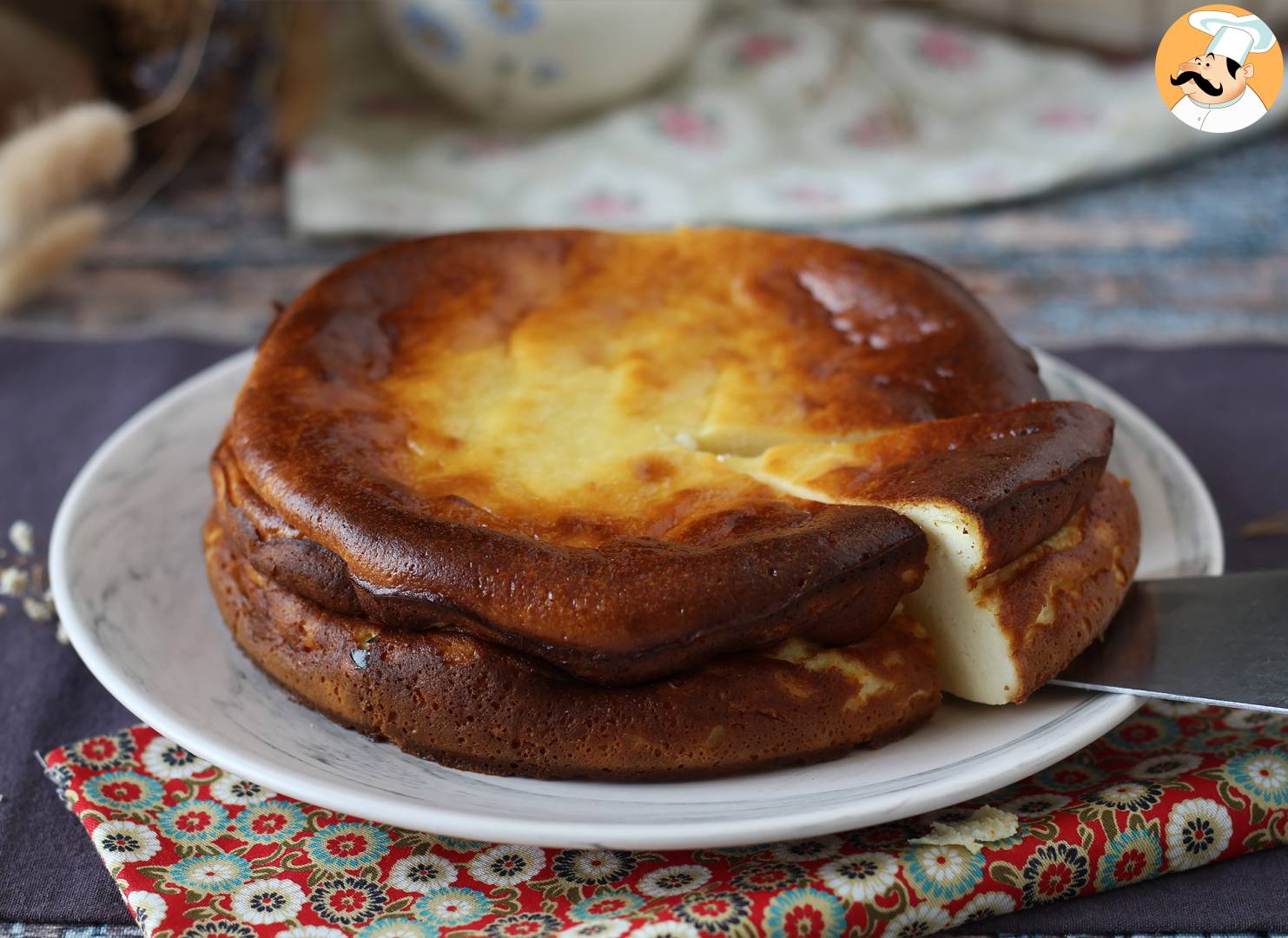 Köstlicher käsekuchen ohne teig und super einfach zu machen!