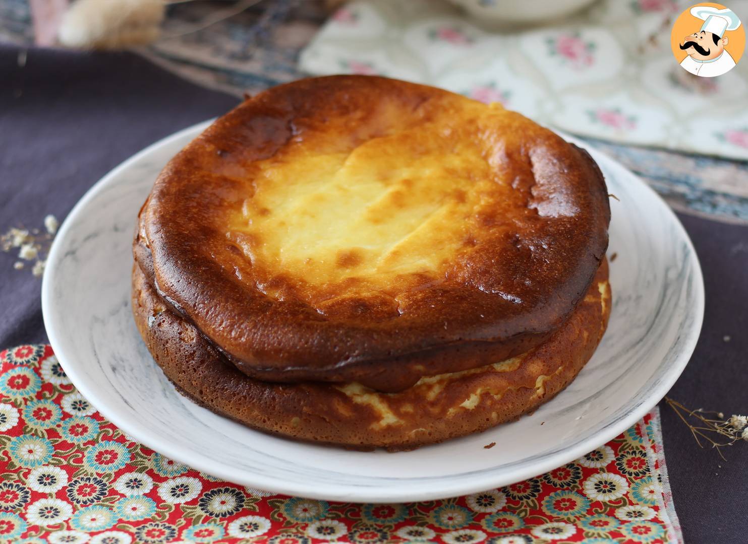 Köstlicher käsekuchen ohne teig und super einfach zu machen!