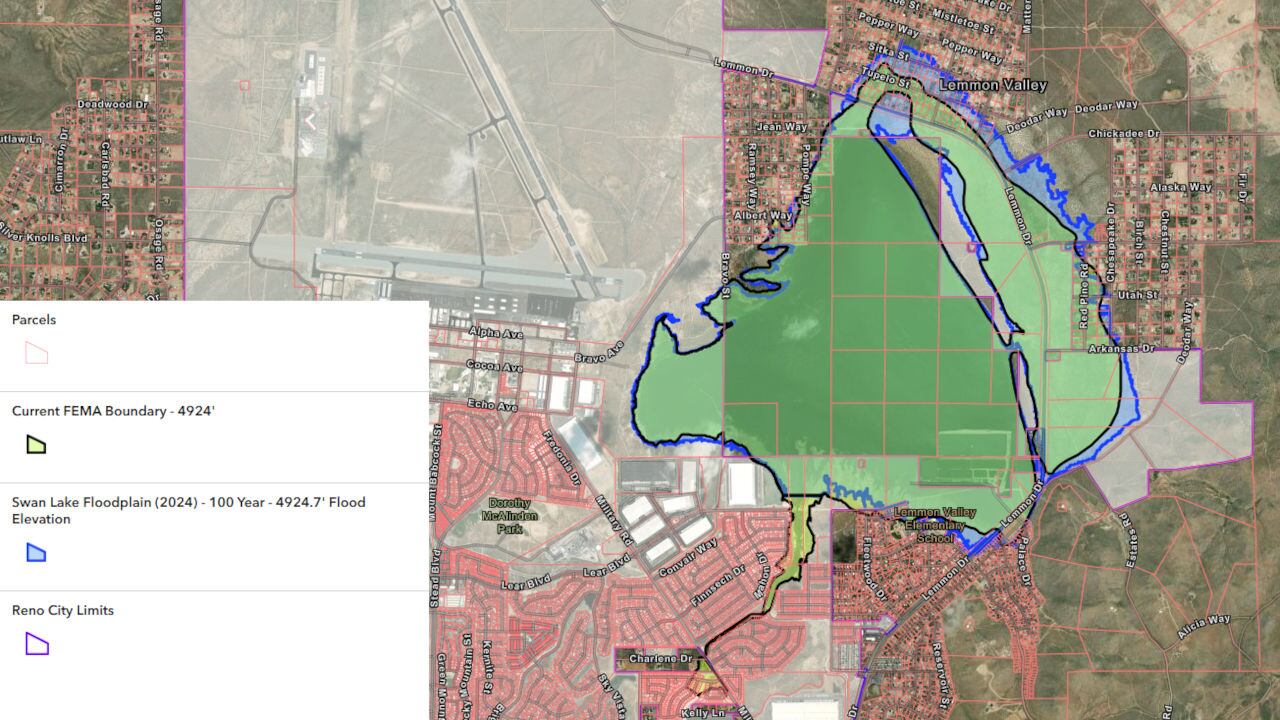 New flood map for Swan Lake area - AA1wB0nT.img
