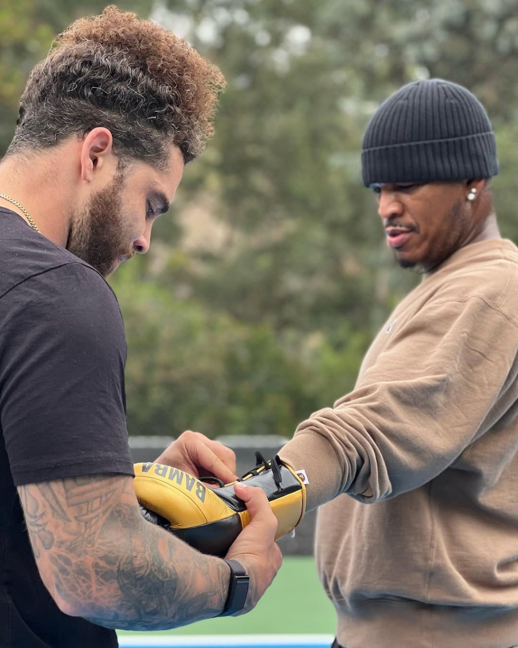 Boxer Paul Bamba had a 19-3 record. @bambajuice/Instagram