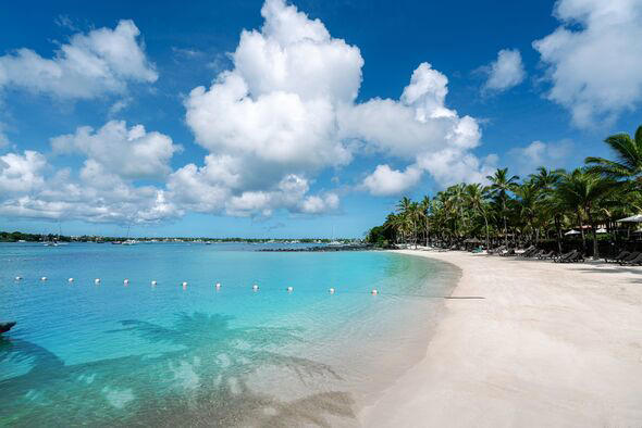 Grand Baie beach in Mauritius island