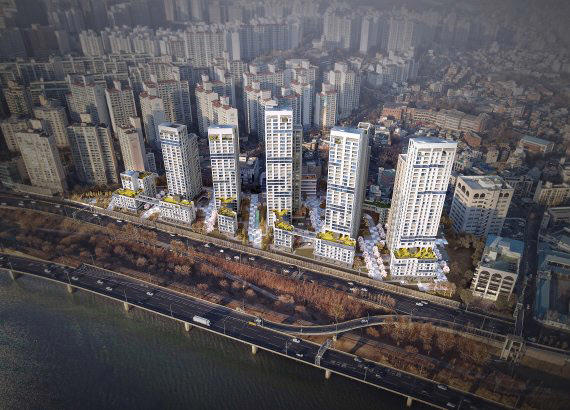 롯데건설, 3028억 규모 용산 산호아파트 재건축 수주