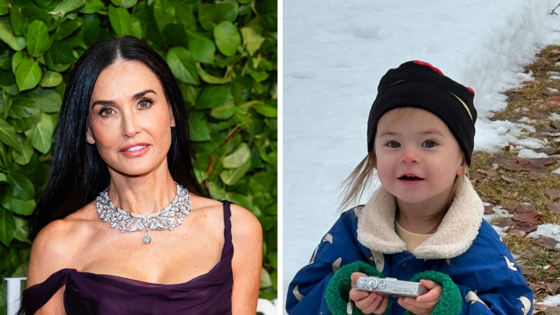 Demi Moore's adorable snow day with granddaughter Lou will warm your heart