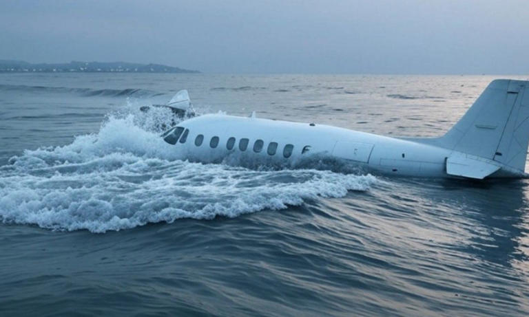 Avión del Jazirah Aviation Club se estrella en medio del mar