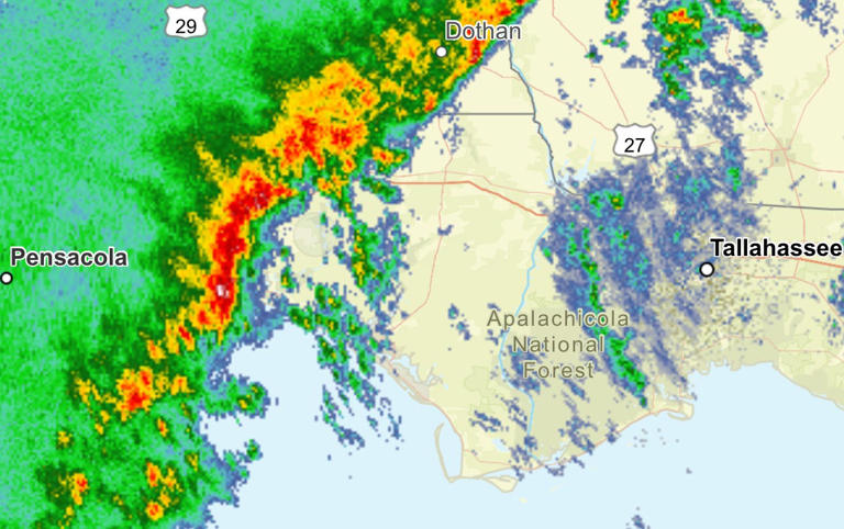Tornado warnings, watches issued as powerful squall line sweeps across ...