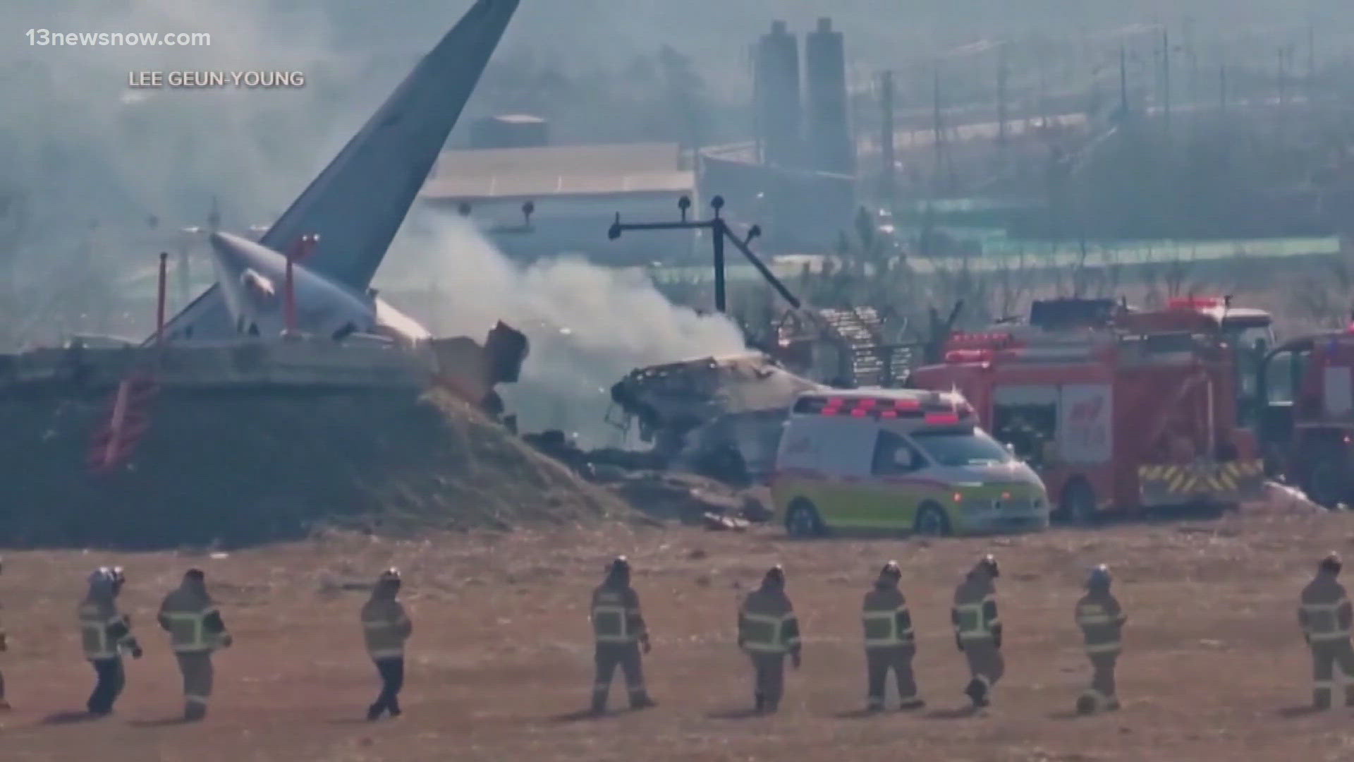South Korea plane crash leaves 2 survivors, 179 dead