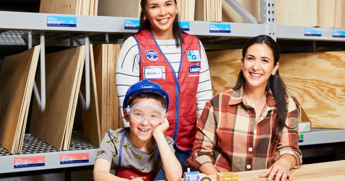 Free Lowe's kid workshops