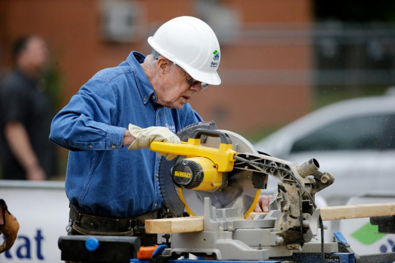 Photos: Jimmy Carter, from the White House to building houses