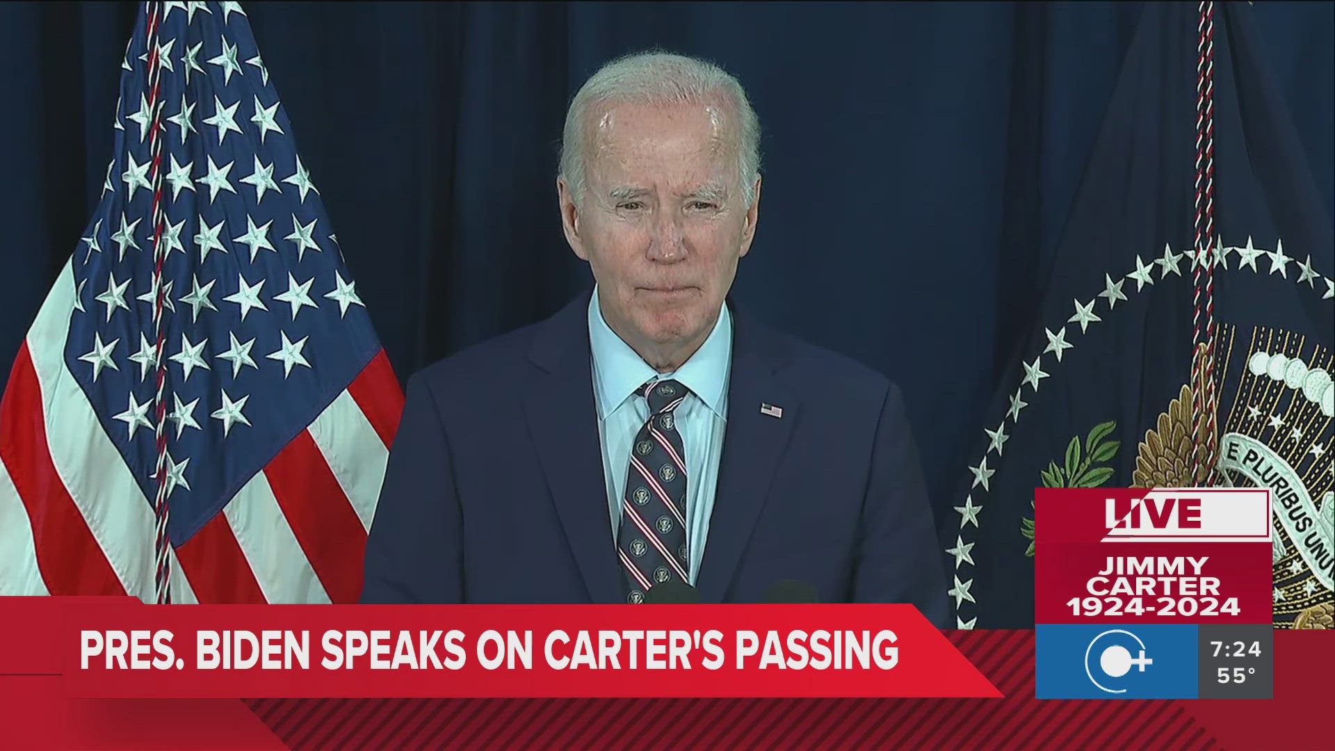 President Biden on Jimmy Carter's death Millions around the world feel