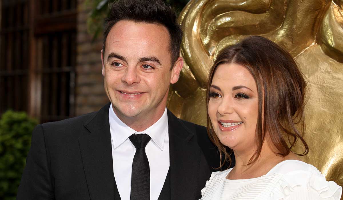 Ant McPartlin and Lisa Armstrong. Pic: REX