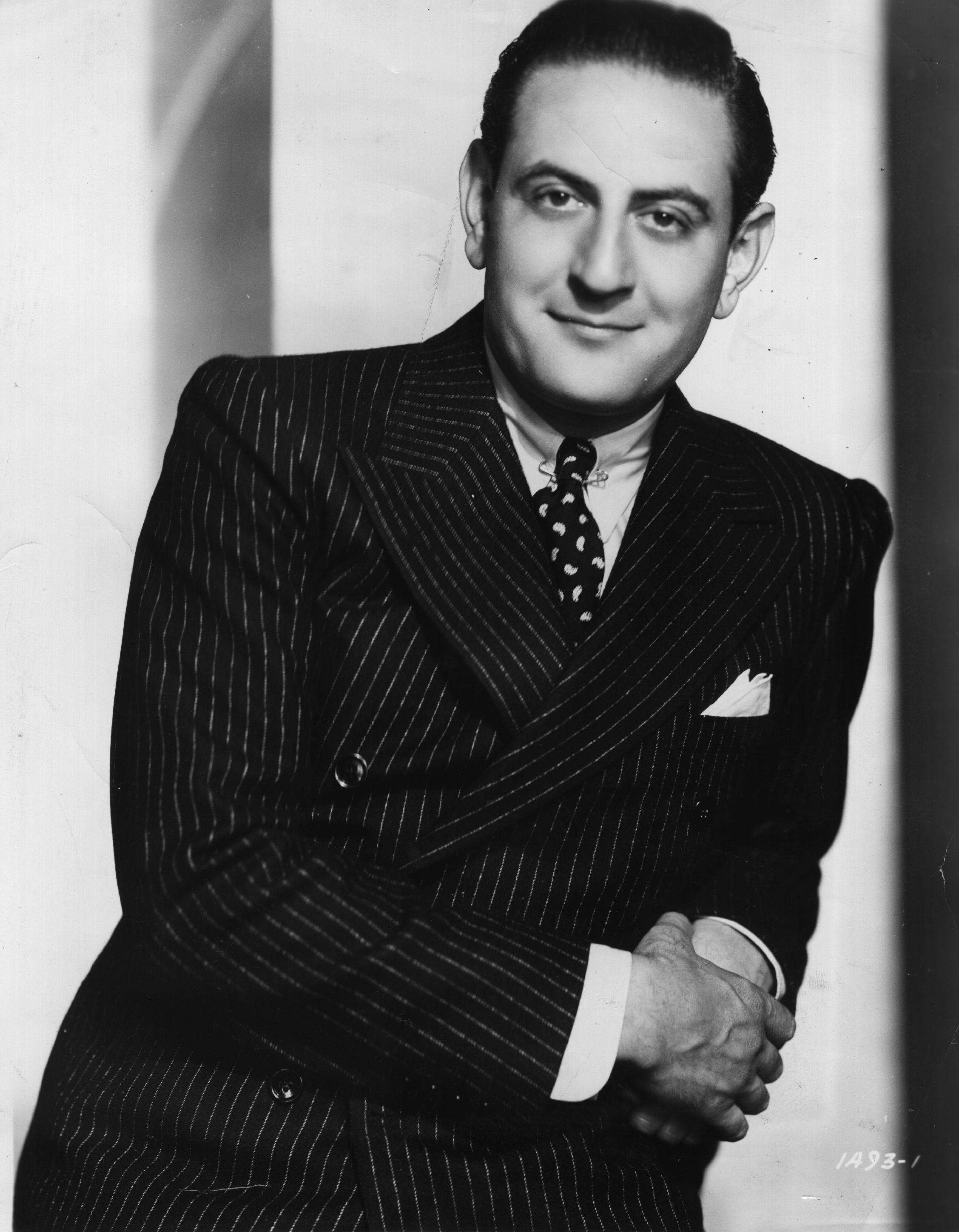 Guy Lombardo, who with his orchestra was heard every Sunday night on the radio.