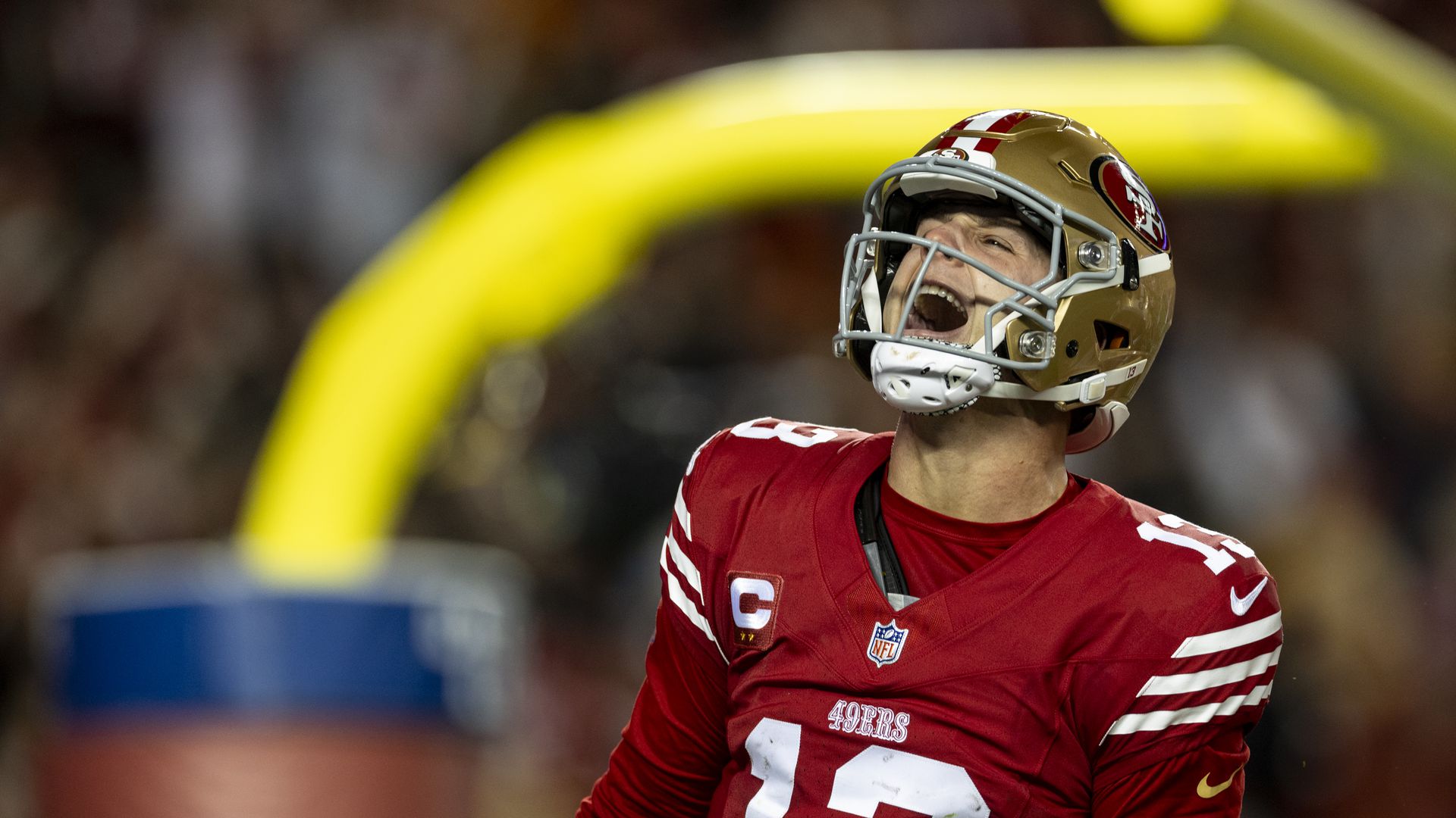 Brock Purdy avoids serious injury to his right elbow