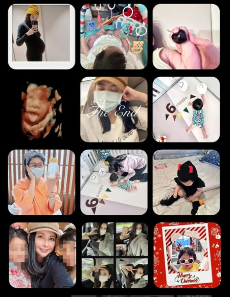 愷樂罕見曬出大肚子時期的照片，以及升格人母的喜悅。（圖／愷樂IG）