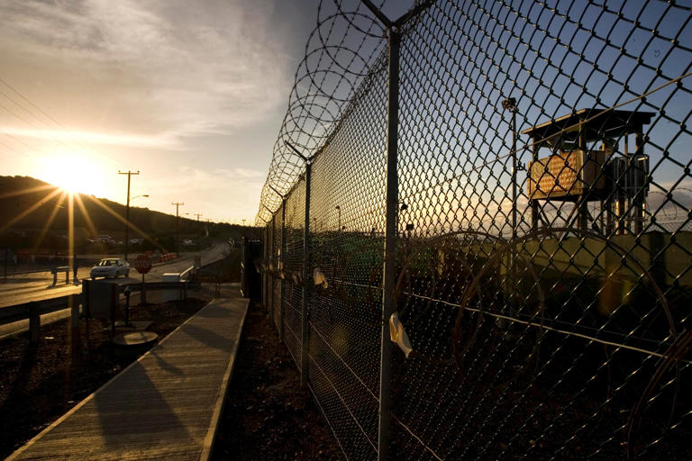 Al-Yazidi was sent to the prison on January 11, 2002 (POOL/AFP via Getty Images)