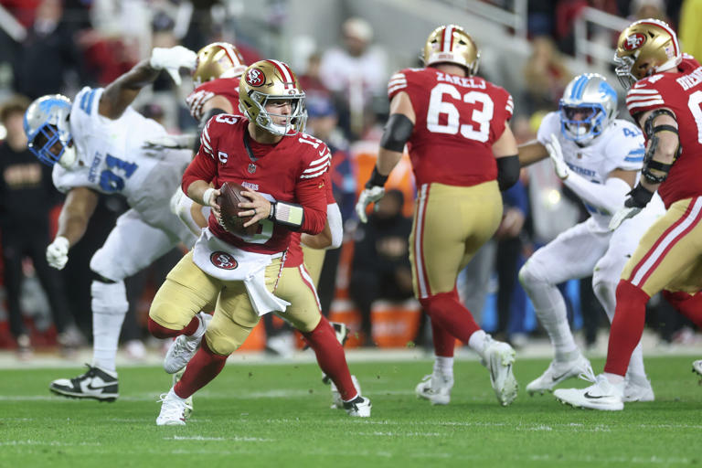 NFL insider downplays concerns for 49ers QB Brock Purdy's 'on fire' elbow  injury