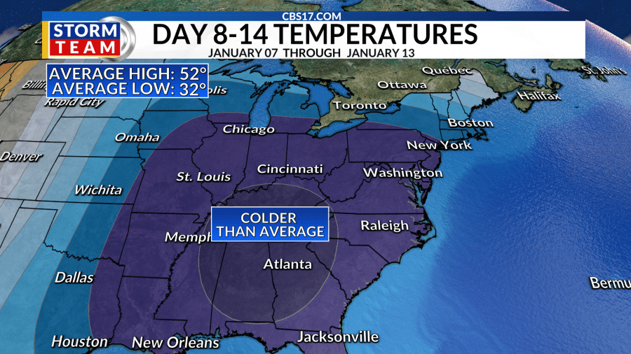 Will it snow in central NC in January? What we know right now