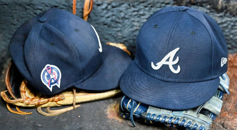 Atlanta Braves cap (Photo by Greg Fiume/Getty Images)