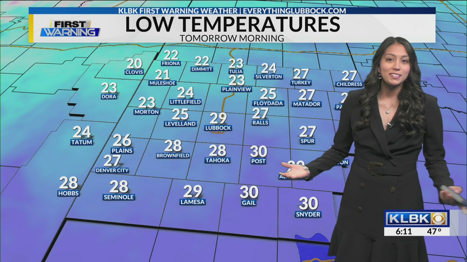 KLBK 6 PM Weather Update Tuesday, December 30, 2024