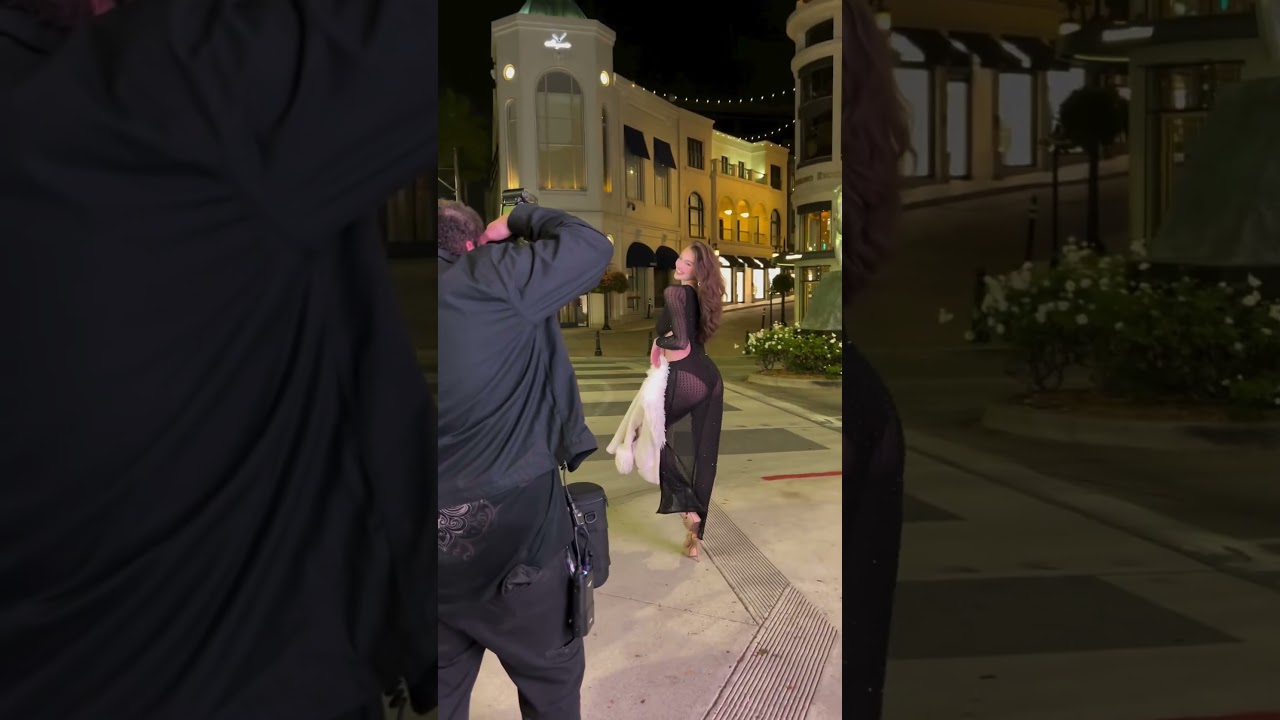 Modeling on Rodeo Drive showcases iconic fashion energy