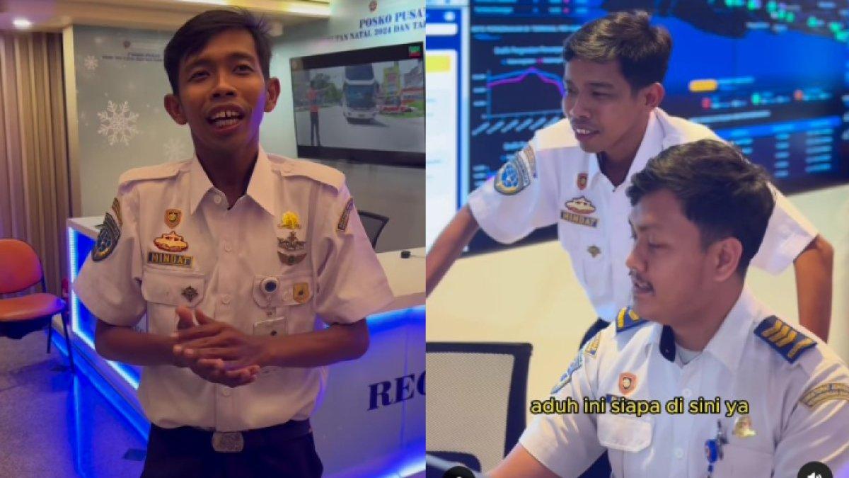 Dede malah memposting video sebagai petugas Dinas Perhubungan (Tribunnews.com)