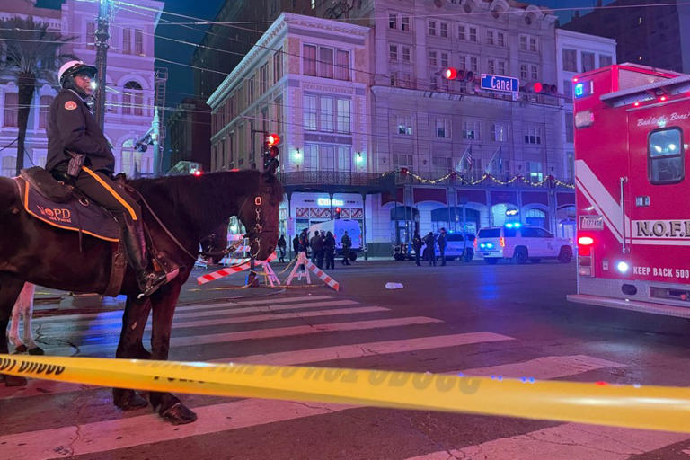 New Orleans terror attack in photos