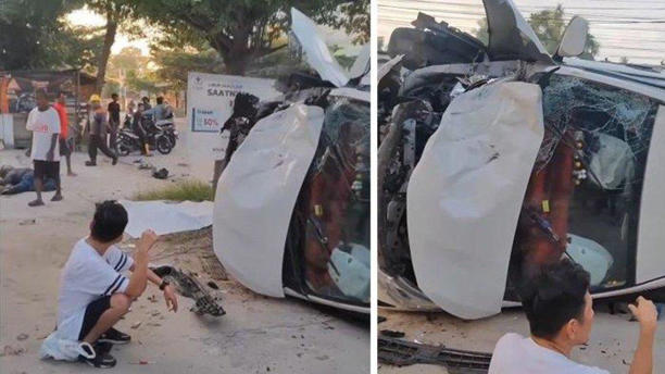 Tragedi maut kecelakaan lalu lintas yang menyebabkan tiga orang meninggal dunia dan beberapa lainnya mengalami luka-luka, di Jalan Hangtuah Ujung Pekanbaru, Rabu (1/1/2024) pukul 06.30 WIB, menuai perhatian serius dari kalangan DPRD (Istimewa)