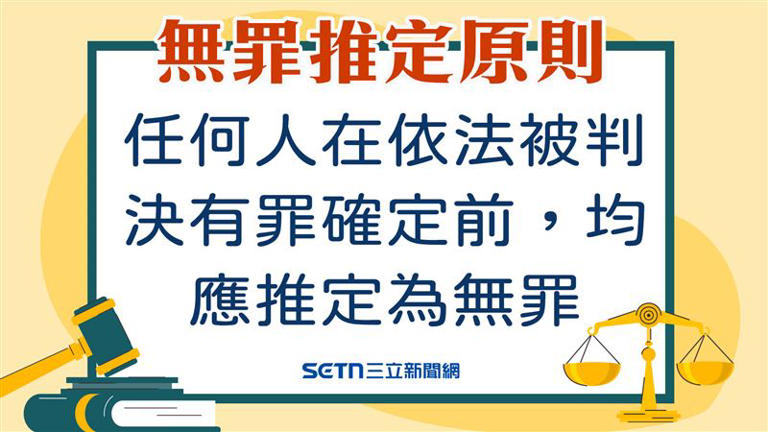 無罪推定原則。(三立新聞網製圖)