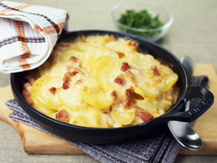 Raclette-Auflauf mit Kartoffeln – top zur Resteverwertung