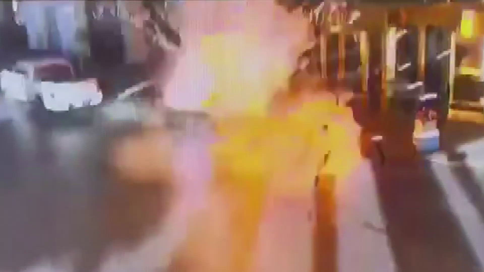 Tesla Cybertruck explodes at Trump Hotel in Las Vegas