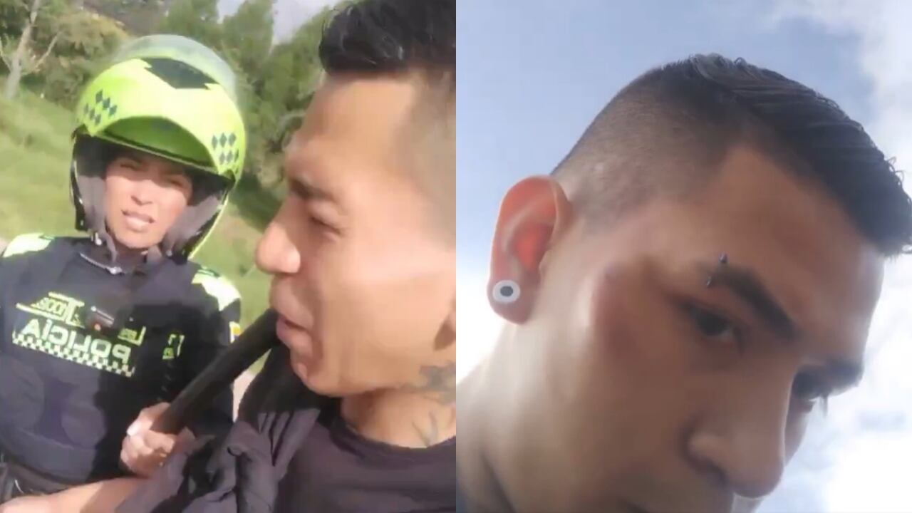 Policía en Bogotá abre investigación tras brutal agresión de patrullera a  ciudadano