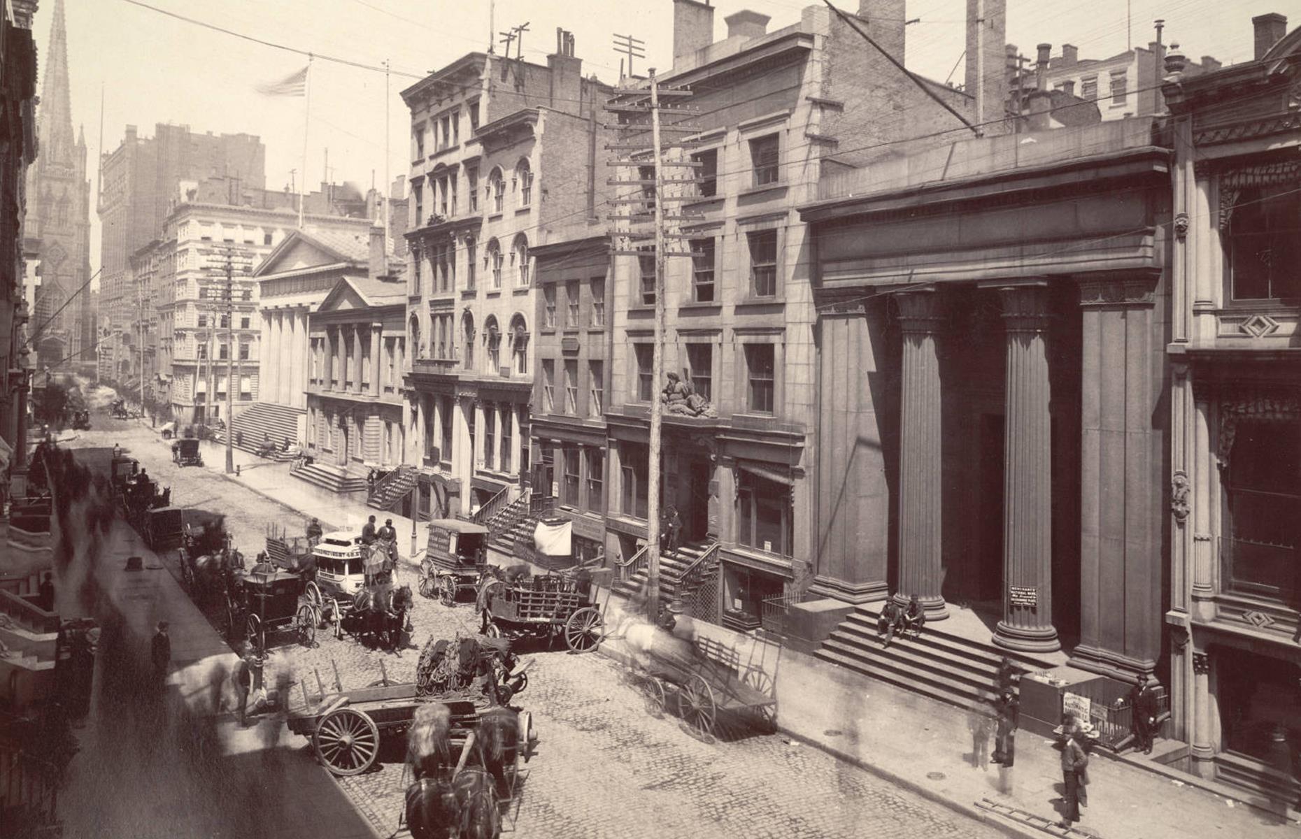 Années 1860 : Wall Street en plein essor